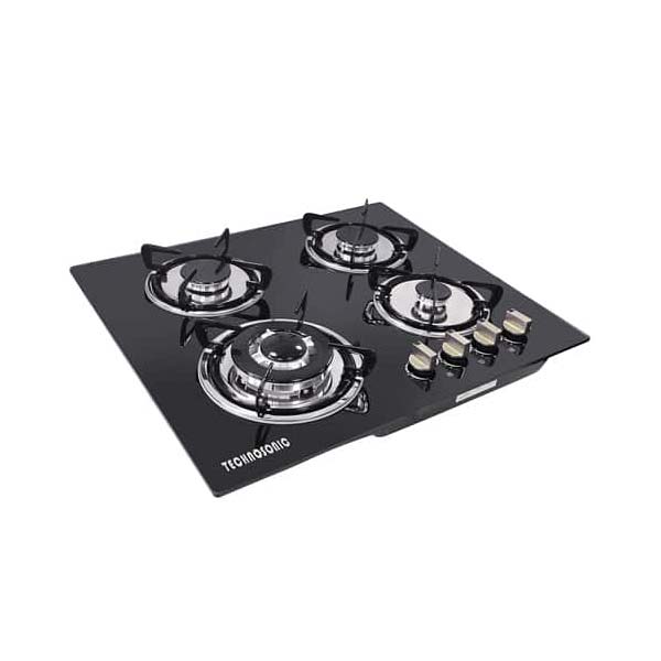 Buy Technosonic 4 Burner Glass Top Gas Cooker / Hob in Sri Lanka Best Price at BestBargains.lk